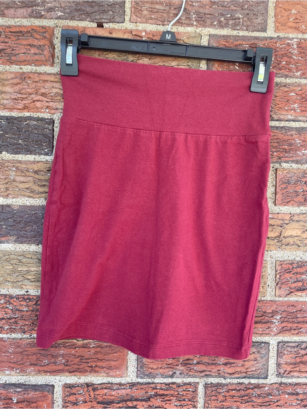 Charlotte Russe Burgundy Mini Skirt